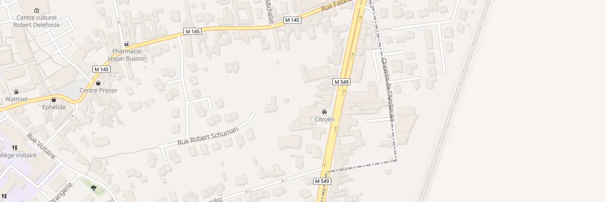 Plan du 132 Rue du Général De Gaulle à Wattignies
