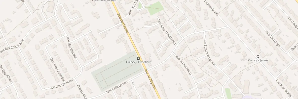Plan du 259 Rue de l’Egalite à Cuincy
