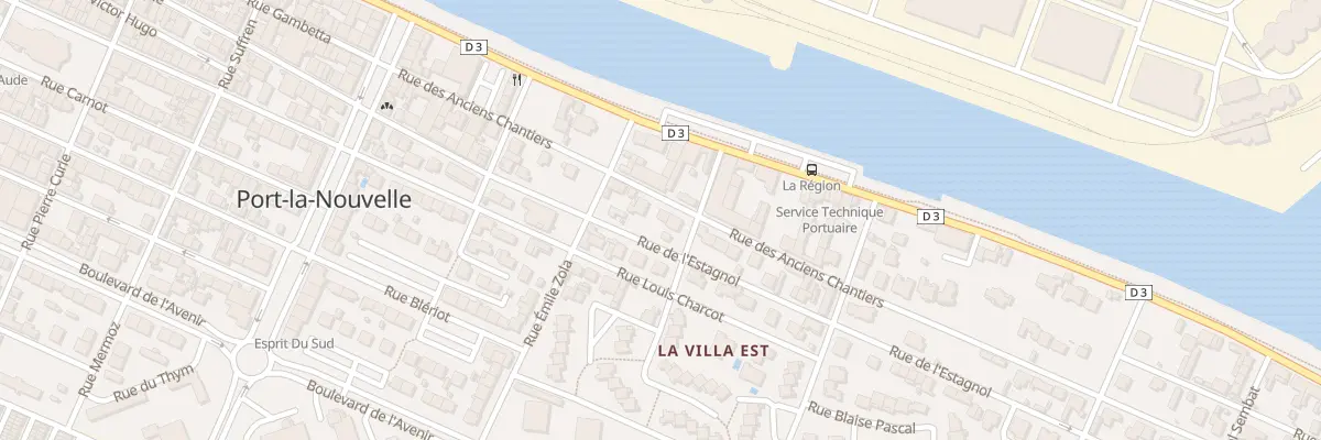 Plan du 236 Rue des Anciens Chantiers à Port-la-Nouvelle