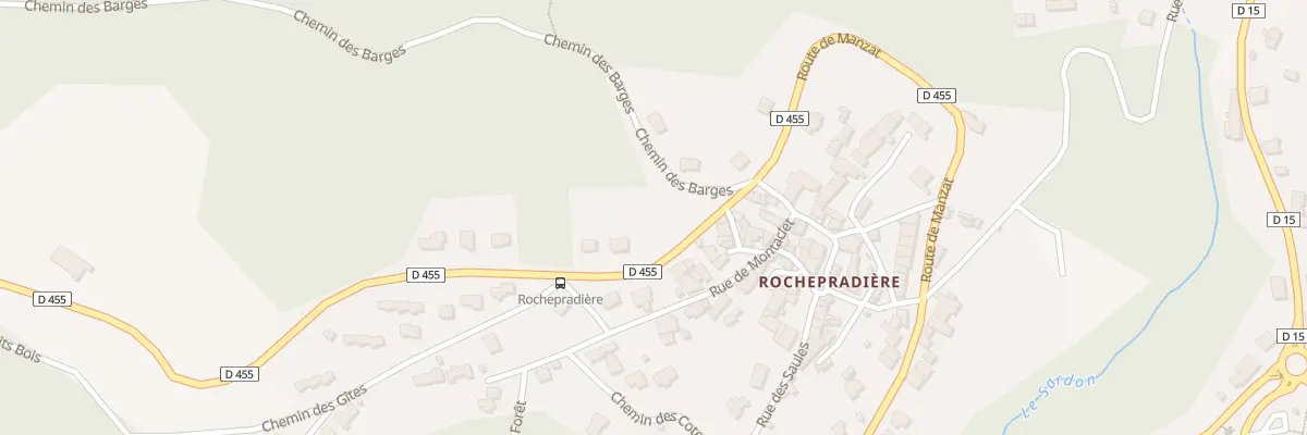 Plan du 38 Rte de Manzat à Châtel-Guyon