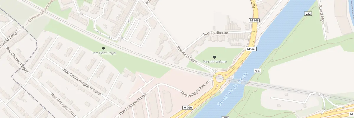 Plan du 33 Rue de la Gare à Saint-André-lez-Lille