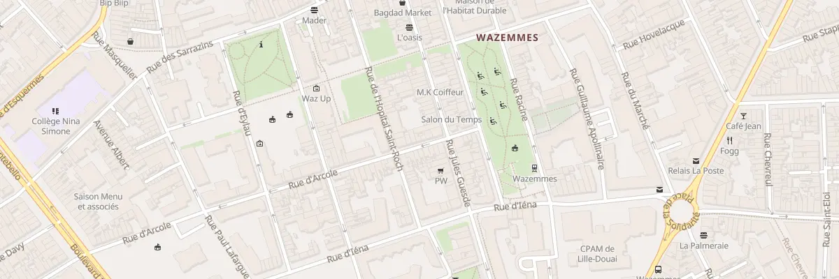 Plan du 5B Rue d’Arcole à Lille