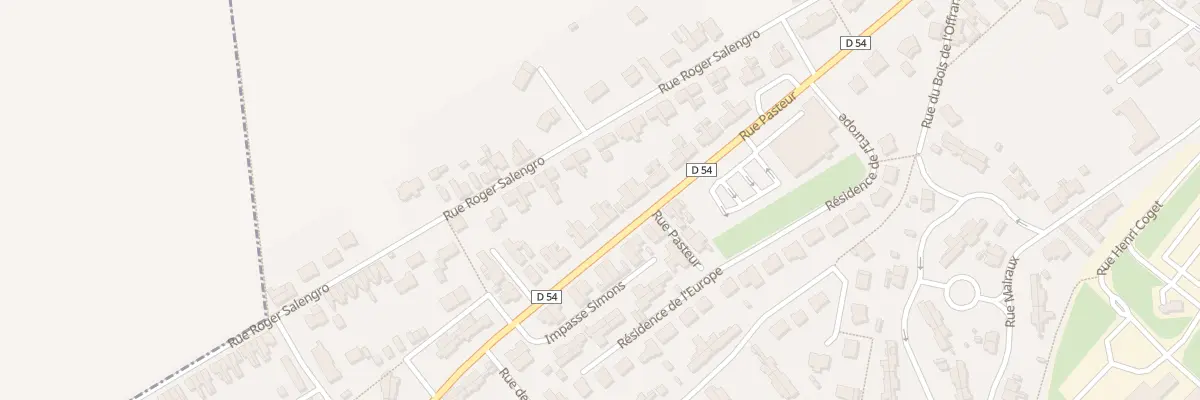 Plan du 30 Rue Pasteur à Thumeries