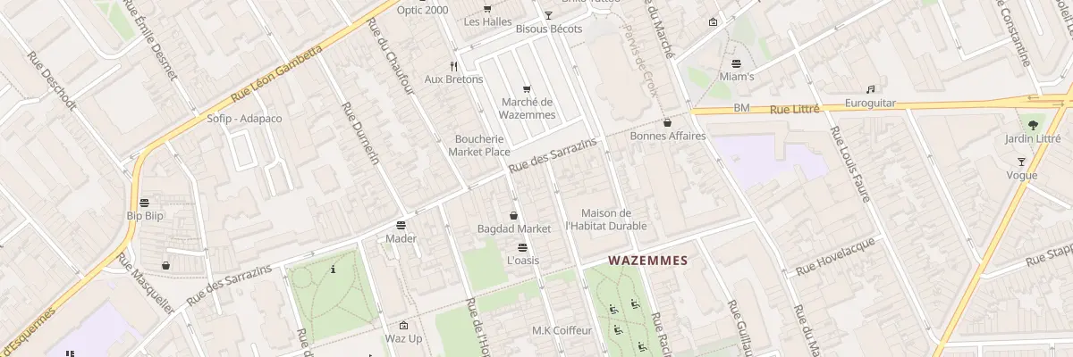 Plan du 26 Rue des Sarrazins à Lille
