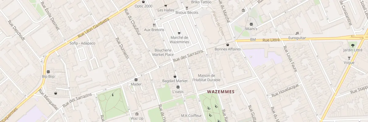 Plan du 24 Rue des Sarrazins à Lille