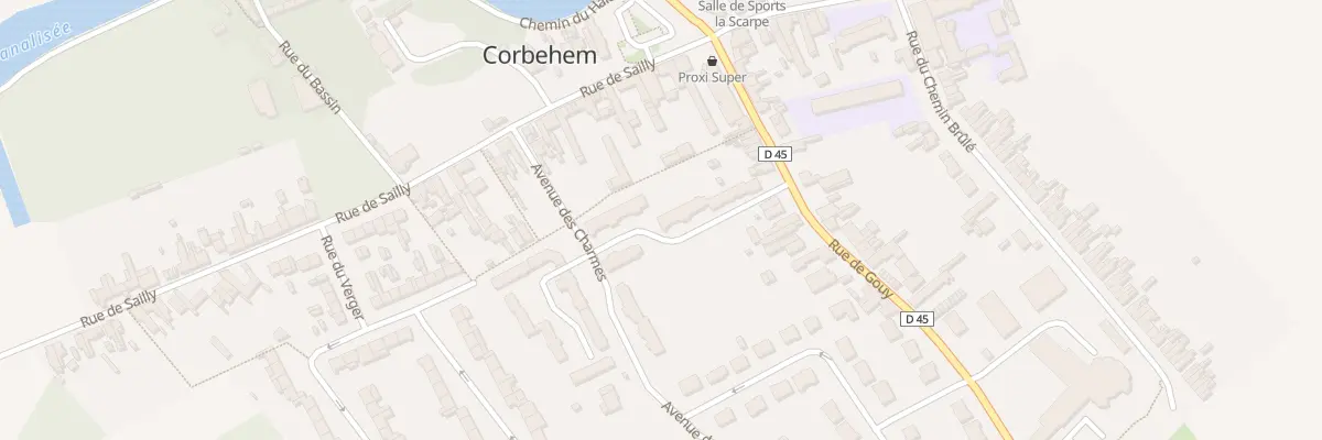 Plan du 16 Rue des Lilas à Corbehem