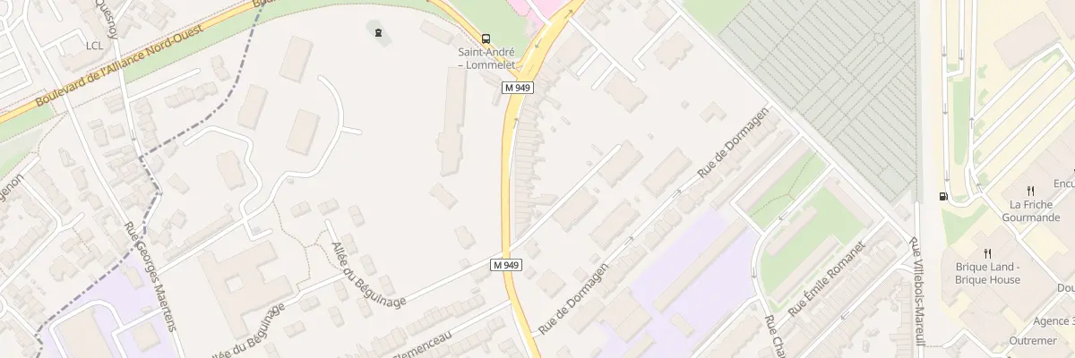 Plan du 144 Rue du Général Leclerc à Saint-André-lez-Lille