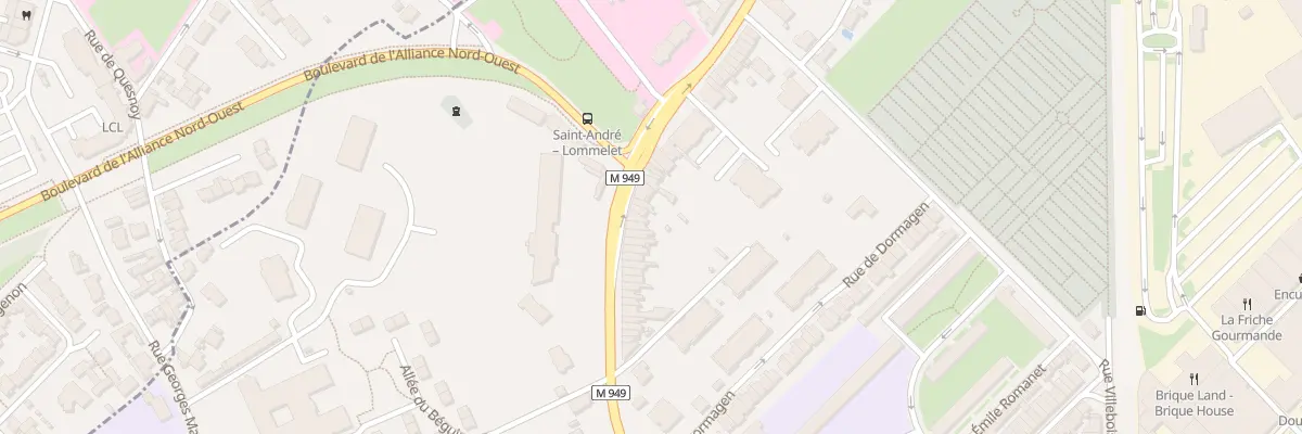 Plan du 164 Rue du Général Leclerc à Saint-André-lez-Lille