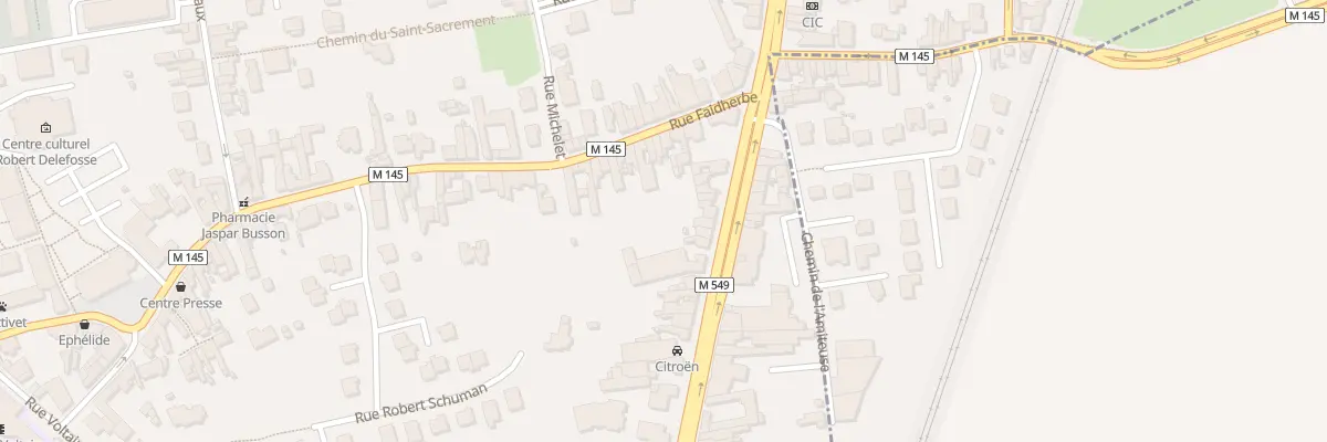 Plan du 116 Rue du Général De Gaulle à Wattignies