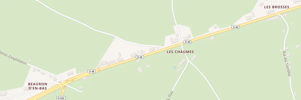 Plan du 28 Rte du Grand Chemin à Voussac