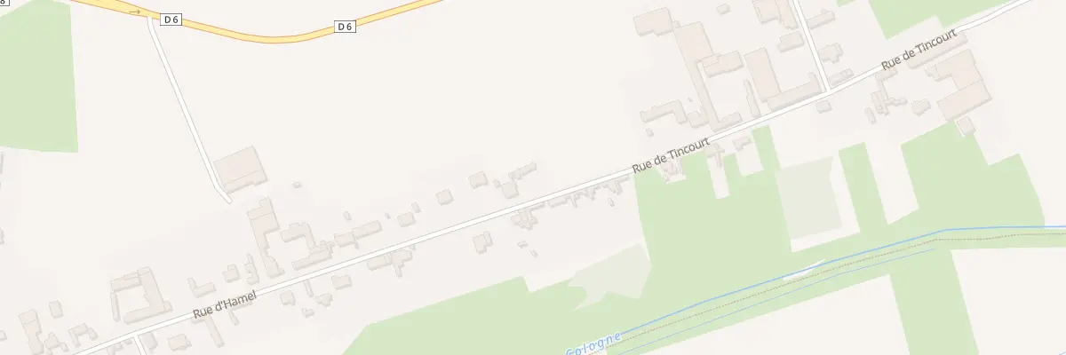 Plan du 3 Rue de Tincourt à Tincourt-Boucly