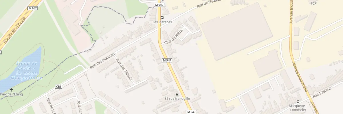 Plan du 17 Rue d’Ypres à Marquette-lez-Lille
