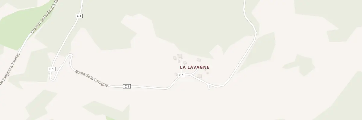 Plan du 5036 La Lavagne à Tauriac-de-Camarès