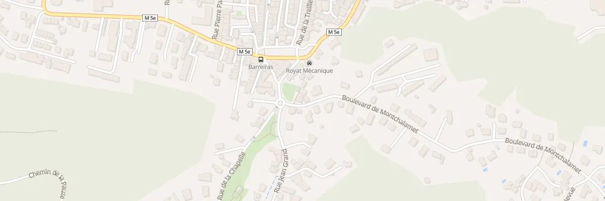 Plan du 3 Bd de Montchalamet à Royat