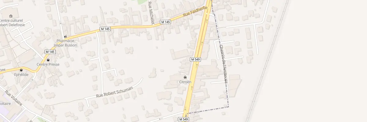 Plan du 126 Rue du Général De Gaulle à Wattignies