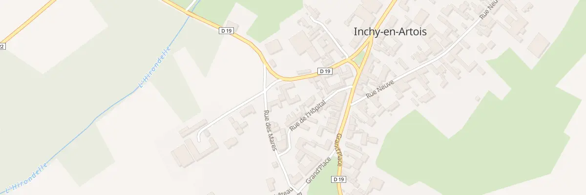 Plan du 8 Rue du Château à Inchy-en-Artois