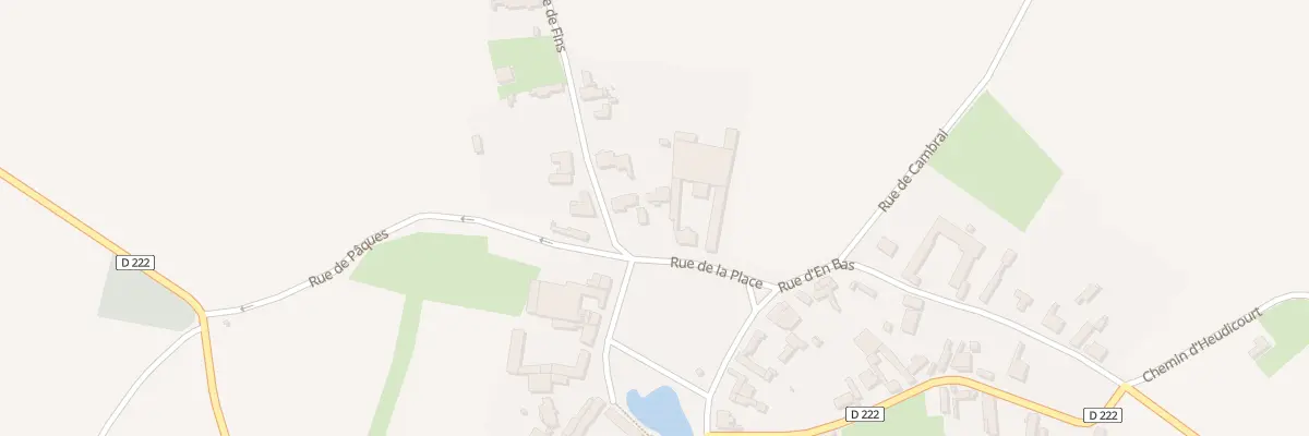 Plan du 20 Rue de la Place à Sorel
