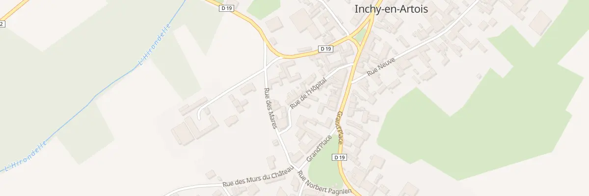 Plan du 6 Rue de l’Hôpital à Inchy-en-Artois