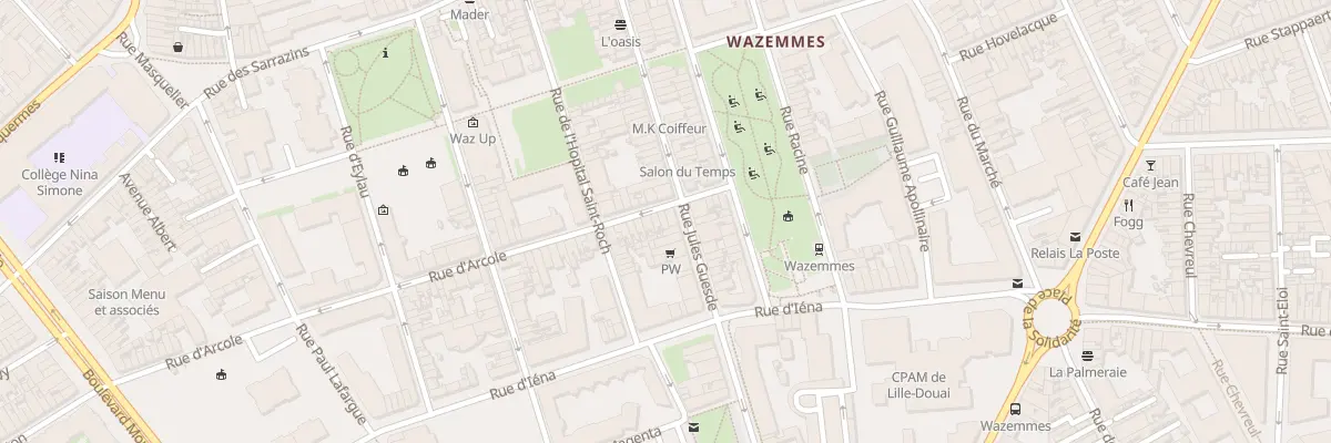 Plan du 4 Rue d’Arcole à Lille
