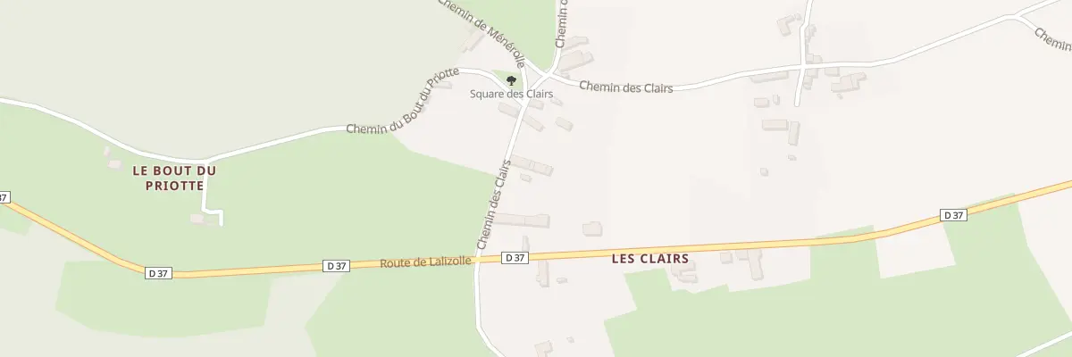 Plan du 8 Che des Clairs à Sussat
