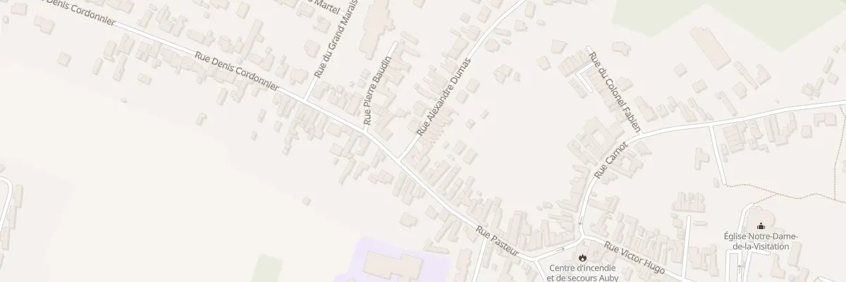 Plan du 6 Rue Alexandre Dumas à Auby