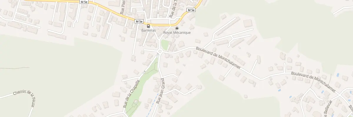 Plan du 4B Bd de Montchalamet à Royat