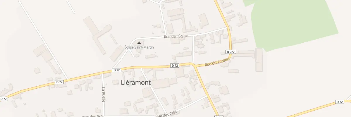 Plan du 3 Rue du Moulin à Liéramont