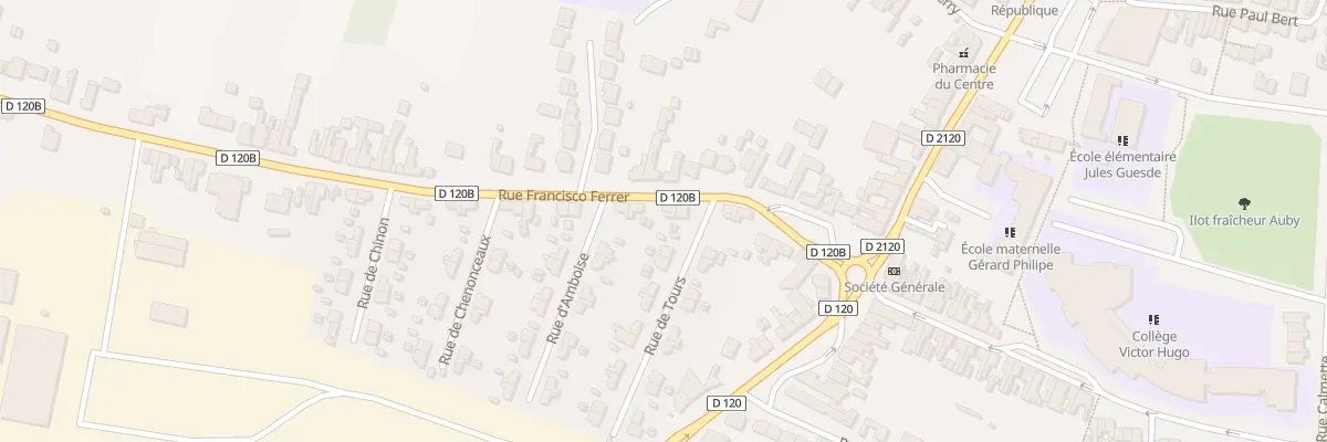 Plan du 7A Rue Francisco Ferrer à Auby