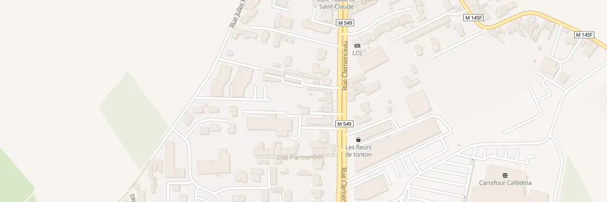 Plan du 208 Rue Clémenceau à Wattignies