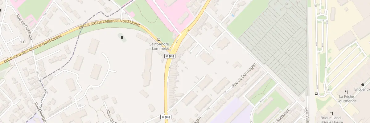 Plan du 170 Rue du Général Leclerc à Saint-André-lez-Lille