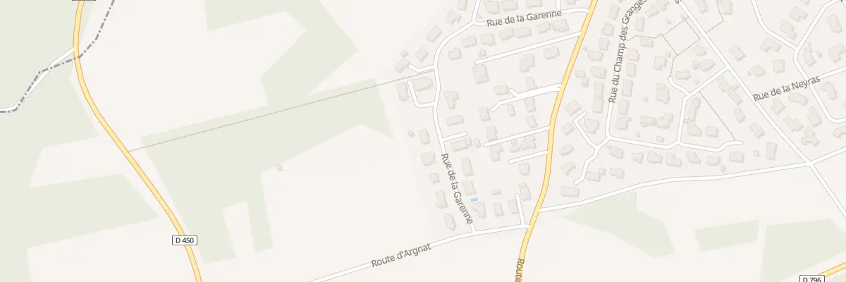 Plan du 22 Rue de la Garenne à Malauzat