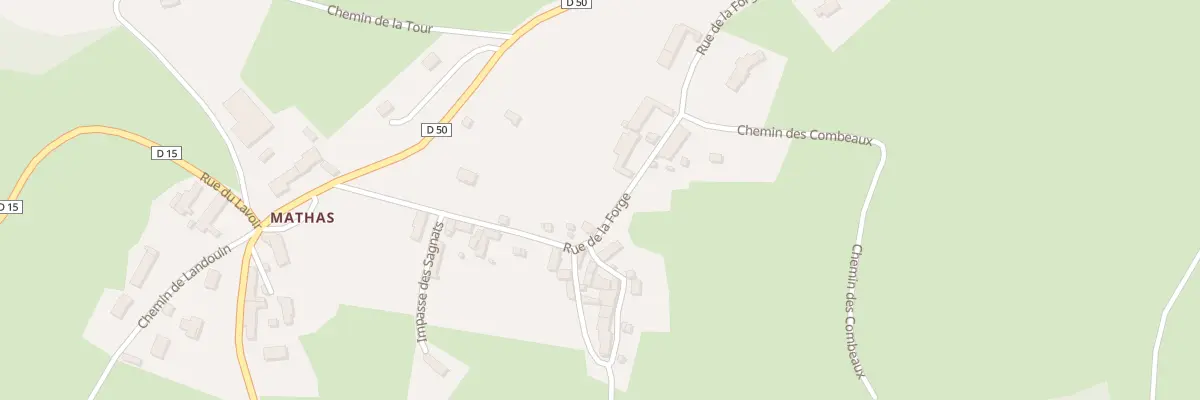 Plan du 5134 Village de Mathas à Marcillat