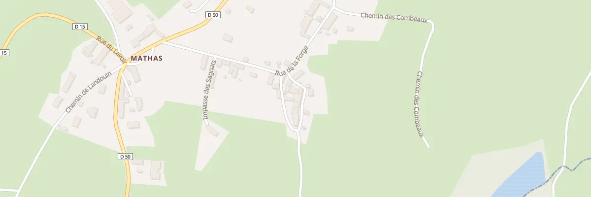 Plan du 5131 Village de Mathas à Marcillat
