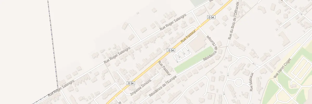 Plan du 24 Rue Pasteur à Thumeries