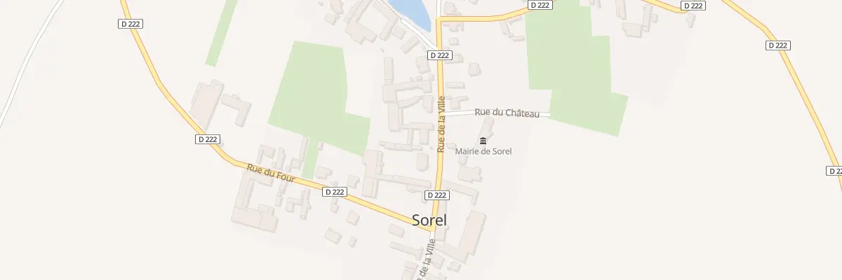 Plan du 8 Rue de la Ville à Sorel