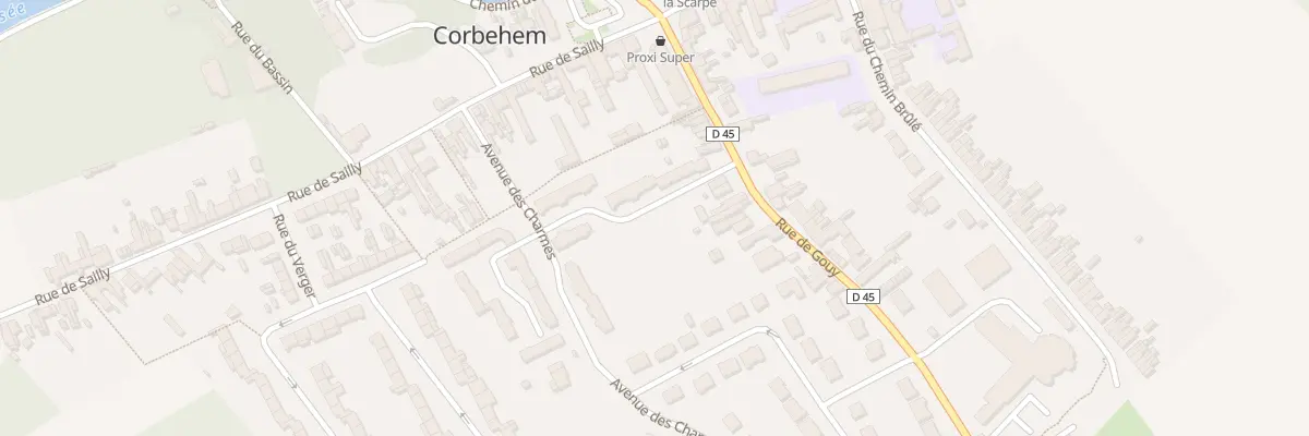 Plan du 20 Rue de Gouy à Corbehem