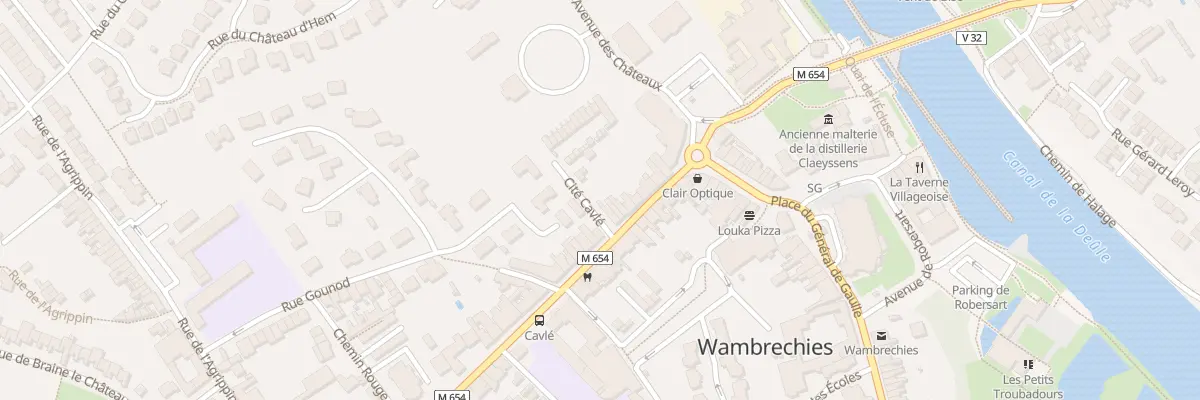 Plan du 16 Rue du Général Leclerc à Wambrechies