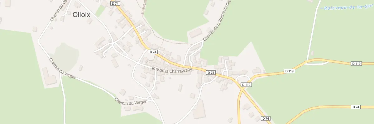 Plan du 5041 Che de la Roche du Grelet à Olloix