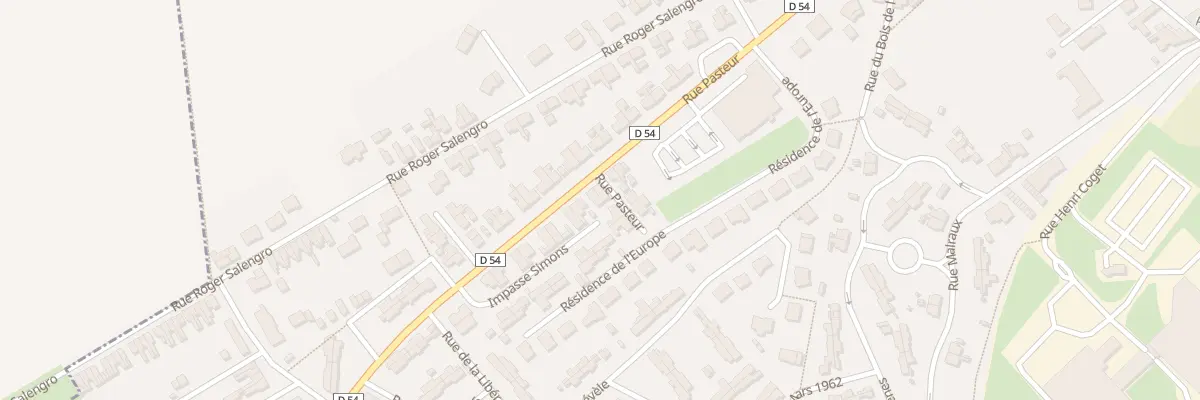 Plan du 27 Rue Pasteur à Thumeries