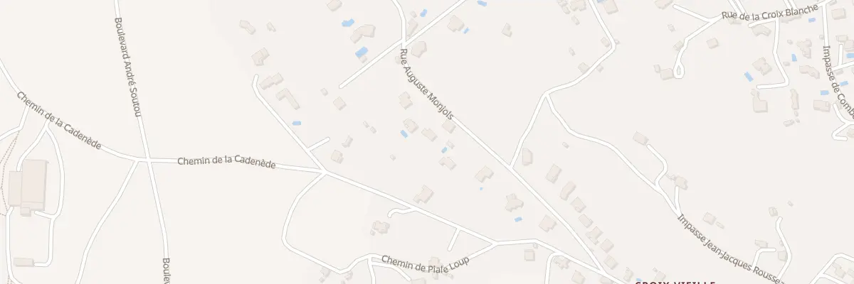 Plan du 693 Rue Auguste Monjols à Millau