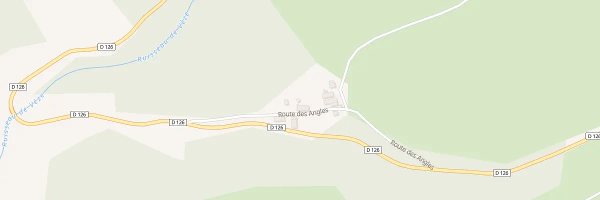 Plan du 5042 Les Angles à Mazoires