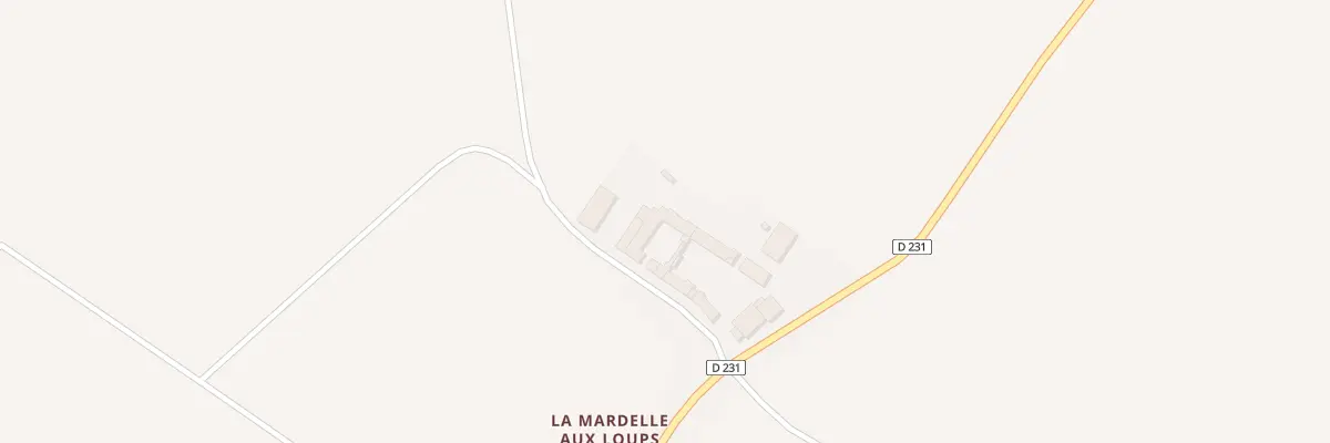 Plan du 96 La Mardelle aux Loups à Dollot