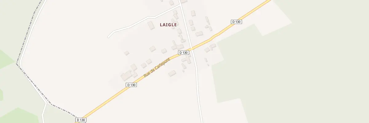 Plan du 585 Rue de Carlepont à Caisnes