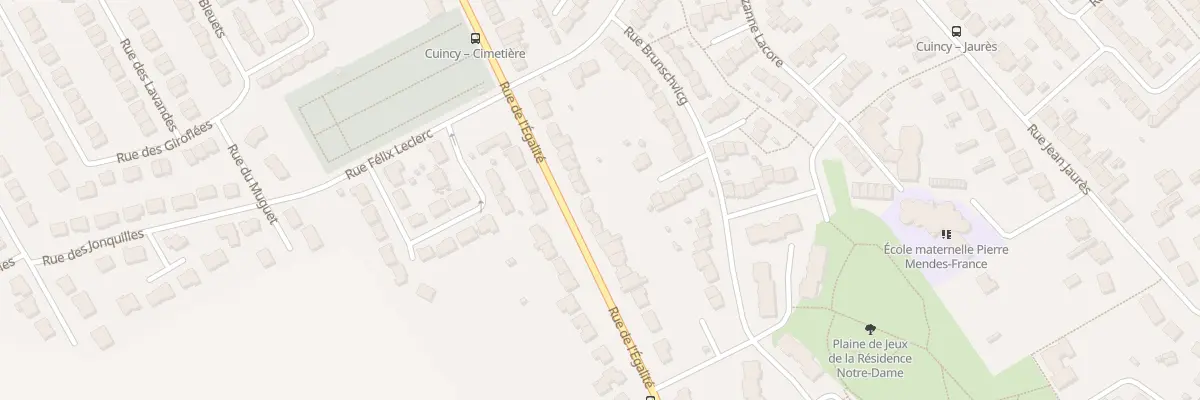 Plan du 423 Rue de l’Egalite à Cuincy