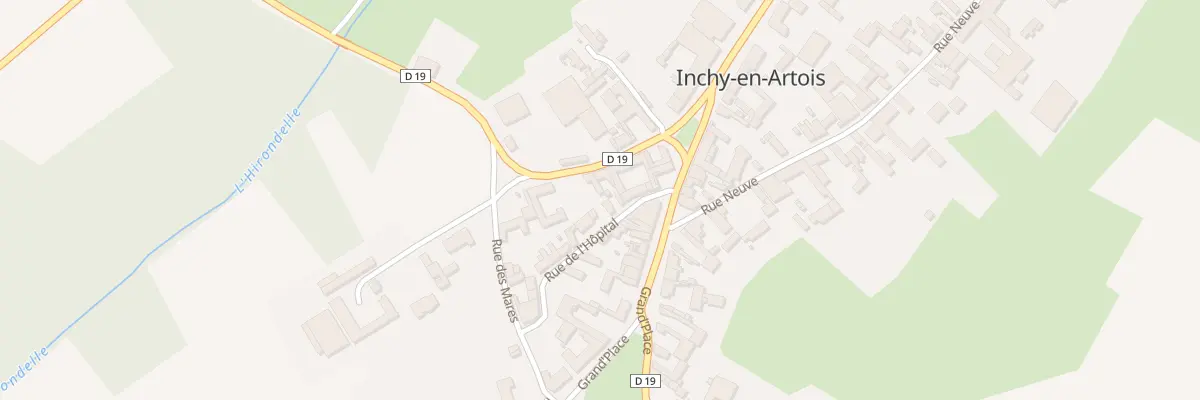 Plan du 6 Rue du Château à Inchy-en-Artois