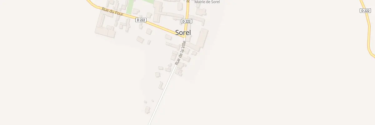 Plan du 19 Rue de la Ville à Sorel