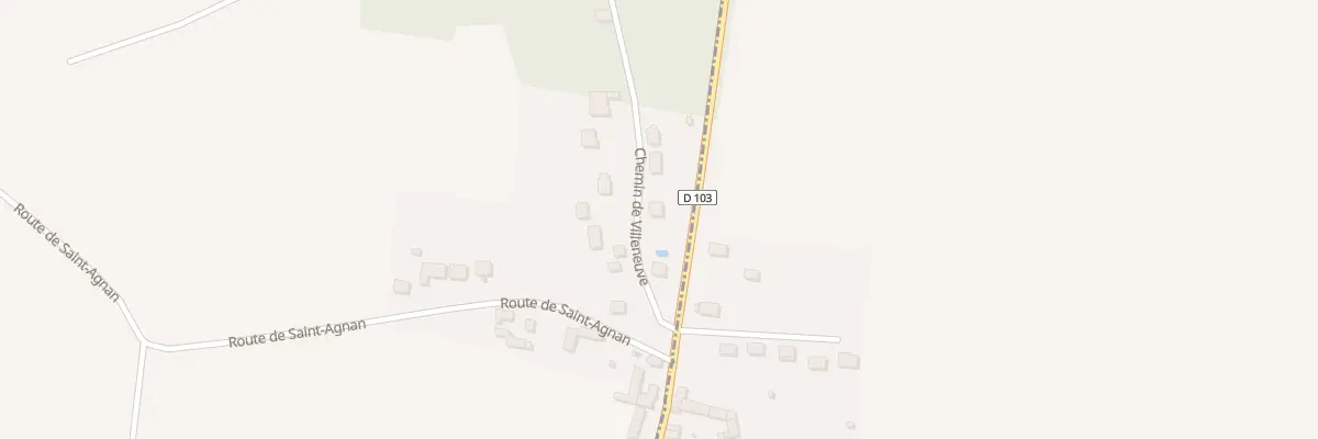 Plan du 4 Che de Villeneuve à Villeneuve-la-Guyard