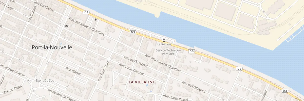 Plan du 295 Rue des Anciens Chantiers à Port-la-Nouvelle