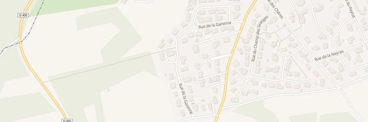 Plan du 17 Rue de la Garenne à Malauzat