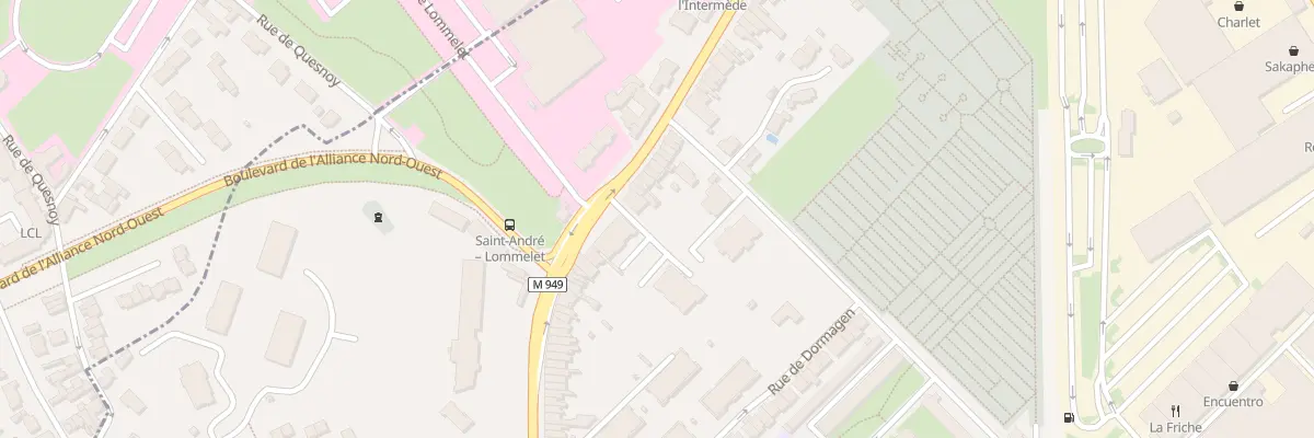 Plan du 188 Rue du Général Leclerc à Saint-André-lez-Lille